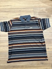 Vintage-Style Guinness Striped Polo Shirt – Multicolour – Size L (Men’s)