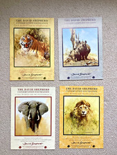 David Shepherd rare set of 4