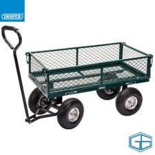DRAPER STEEL MESH GARDENERS CART FESTIVAL TROLLEY TRAILER, STOCK NO: 58552