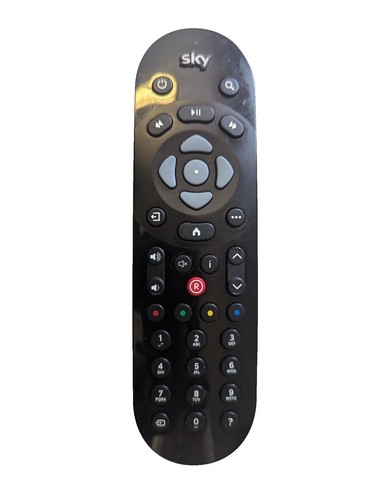 Sky remote used missing back - q,