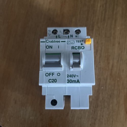 Crabtree polestar rcbo - rcbo, rcd