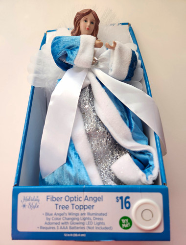 Fiber optic blue angel - fiber,