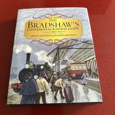 1853 Bradshaw's Continental Railway Guide book  (2017, Hardcover) Bradshaws 