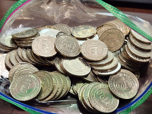 Car wash token lot - car,