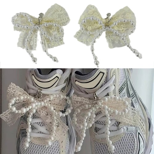 Lace bowknot shoe - lace,
