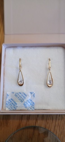 Diamonique yellow gold plated - diamonique,