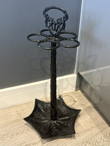 Cast iron umbrella stand - cast,