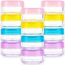 12Pc SMALL TRAVEL POTS 20ml