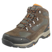 Mens Hi-Tec Suede Leather Waterproof Wide Fit Walking Boots Storm WP