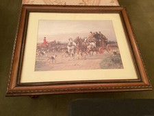 Large Picture of Period Style Royal Mail Horse Drawn Carriage on Country Lane