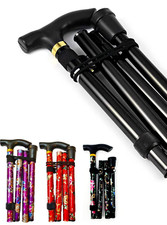 Easy Adjustable Folding Cane