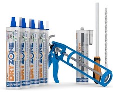 Dryzone Damp Proofing Injection Cream Kit (310ml) - DPC Rising Damp Treatment