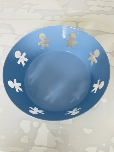 Blue alessi kong fruit bowl - blue,
