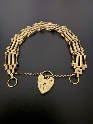 Vintage 9ct yellow gold - 9ct, gate