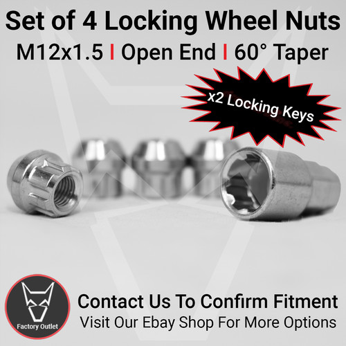 M12x1 locking wheel nuts - m12x1.5,