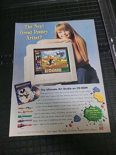 Disney magic artist rom - disney, cd-rom
