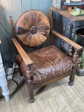 Arts crafts oak armchair - crafts,