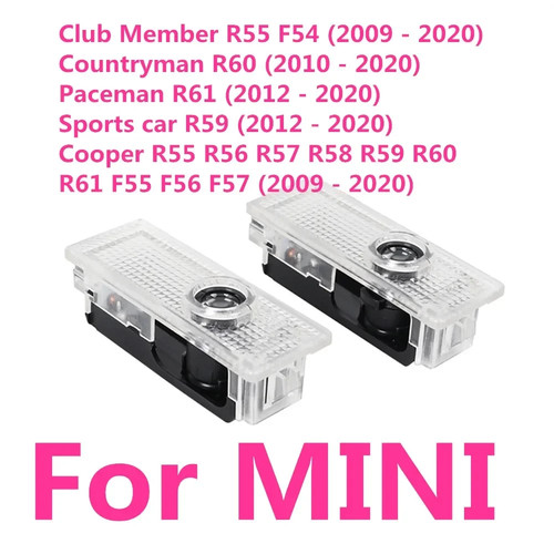 Led door welcome light - door,