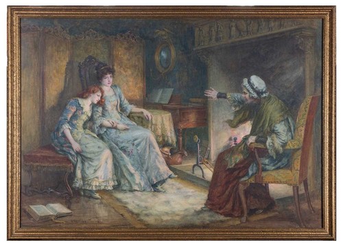 Antique paintings watercolor - antique,
