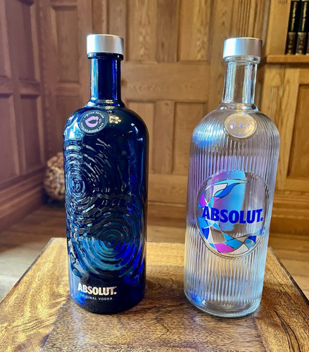 Absolut vodka empty - 2x, 1l