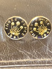 1941 Threepence cufflinks