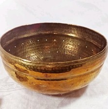 Hand Hammered Brass Colander