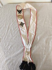 Masonic regalia sash red - regalia, cross