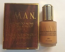 IMAN SECOND TO NONE OIL-FREE LIQUID MAKE UP FOUNDATION **NEW**