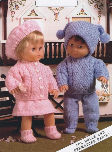 Dolls knitting pattern - ,