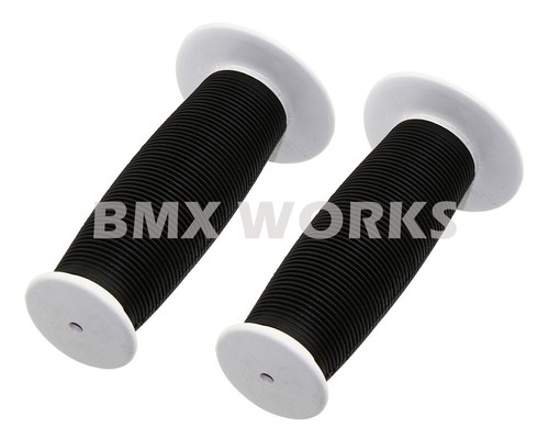Mushroom bmx grips white - grips, &