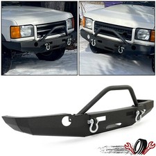 Front Steel Black Winch Bumper