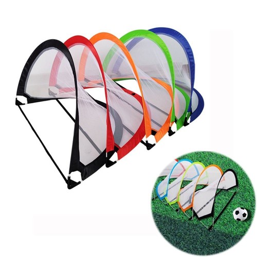 Folding soccer goals set - goals,