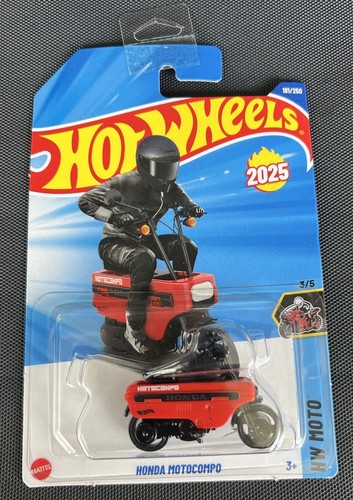 Hot wheels honda motocompo red - hot,