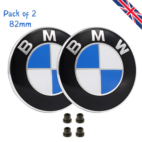 2x82mm bonnet boot badge - 2x82mm,