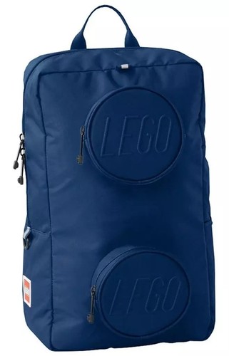 Lego brick 1x2 backpack blue - brick,