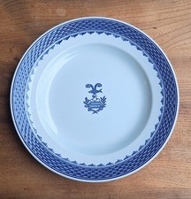 Vintage Royal Copenhagen China  Basket Weave Armorial Plate - Free Delivery