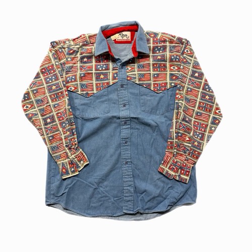 Roper western shirt - shirt, l