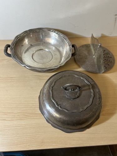 Vintage silver plated - vintage, pewter