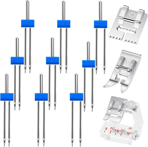 Pack twin needles for - pack,