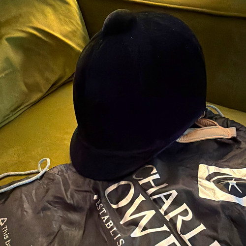Charles owen black - black, velvet