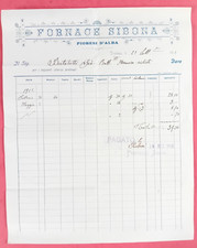 Commercial invoice Piobesi