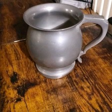 Vintage 1818-1872 John Turton  Sheffield England. One Pint Pewter Tankard