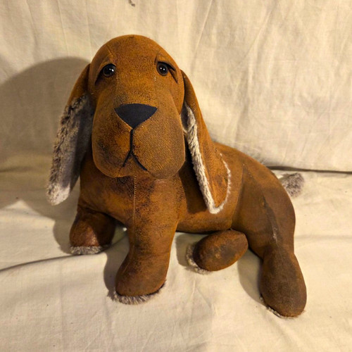 Plush soft dog door - dog, with