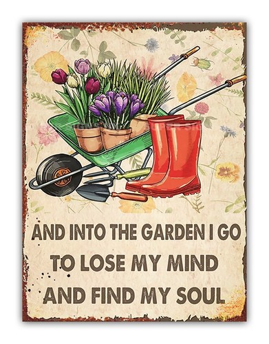 Funny garden mind and soul - funny, "