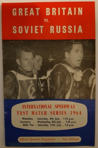 Belle vue speedway programme - belle,