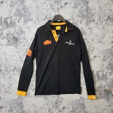 Frederique Constant Geneve Polo Shirt Men's Medium Black Yellow Peking  Paris A 