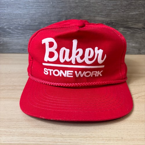 Vintage baker stone work hat - stone,