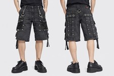 TRIPP NYC Shorts XL Black Goth