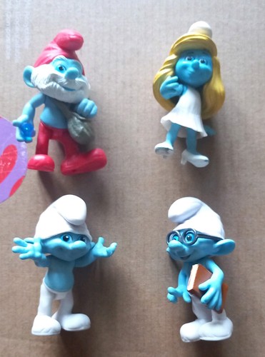 Smurfs figures - figures, x4