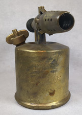 MONITOR ~ Brass Benzolene Petrol Blow Lamp ~ No. 43A ~ British Made ~ Not tested